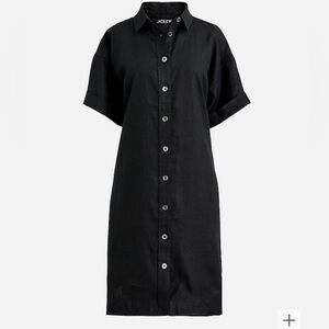 J. Crew Petite Linen Shirtdress